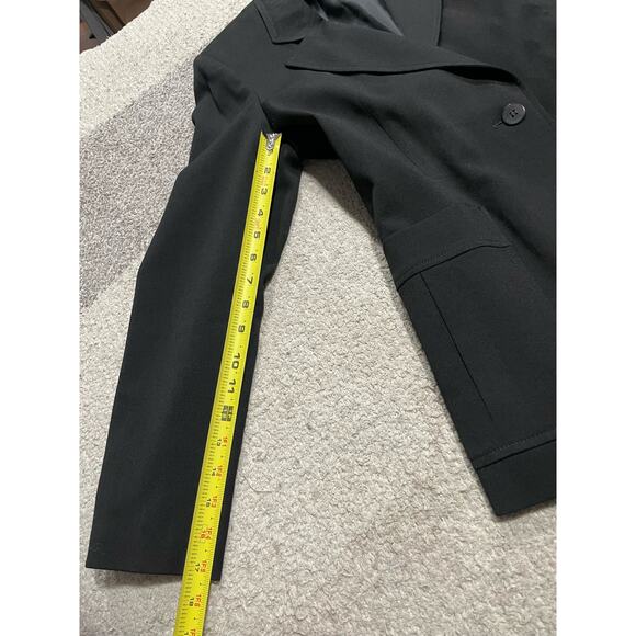 VTG Harve Benard By Benard Holtzman Blazer Womens Sz 10 Wool Single Button Black - Picture 5 of 8